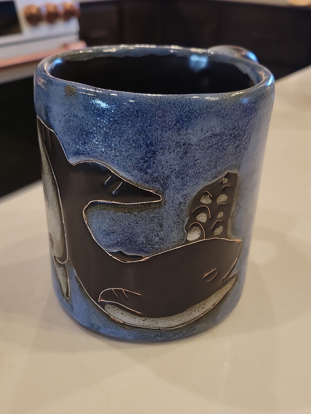 Large Handmade  Mug Pottery